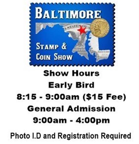 Baltimore Stamp and Coin Show - December 5, 2026