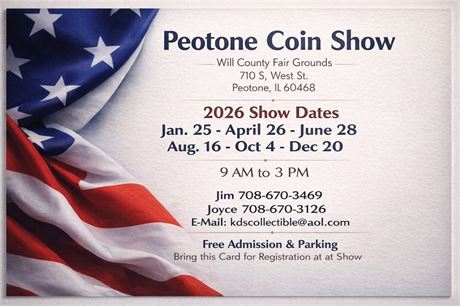 Peotone Coin & Currency Show