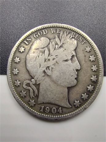 1904 Barber Half Dollar