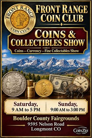Front Range Coin Club Coins & Collectibles Show