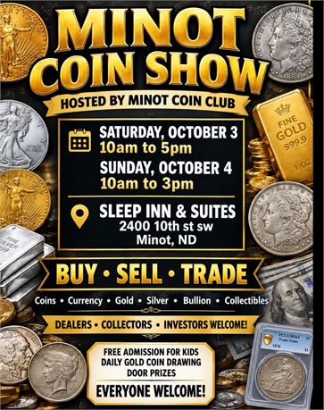 14th Annual Minot Coin Club Show