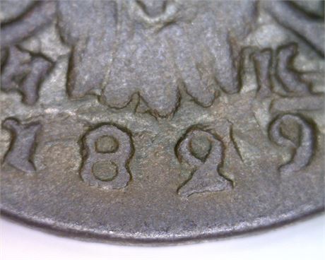 1829 Russian Empire 1 Kopek – Nicholas II – Imperial Double-Headed Eagle