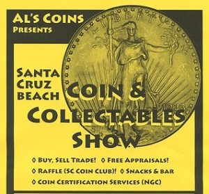 Santa Cruz Beach Coin and Collectables Show Santa Cruz California